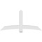 Ekena Millwork Bellingham Architectural Grade PVC Gable Bracket, 72"W x 36"H x 4"D x 6"F, 12/12 Pitch GBP072X36X0406BEL00 - alternate 5